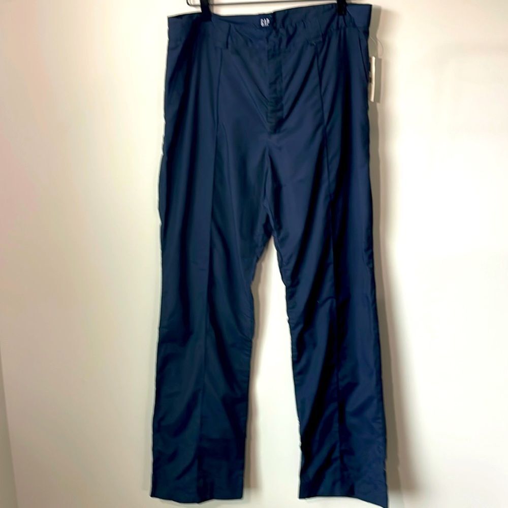 NWT Gap navy cotton/nylon blend trouser pant in size 12 Career
